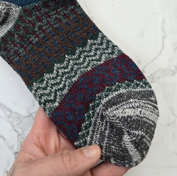 Bohemian | Granola hunter green maximalist print Gorpcore tube socks - Picture 4 of 7